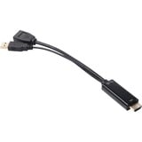 Club 3D HDMI > DisplayPort, Adaptateur Noir, 0,18 mètres