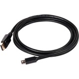 Club 3D Mini DisplayPort - DisplayPort 1.2, Câble Noir, 2 mètres
