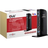Club 3D USB 3.0 Dual Display 4K60Hz, Station d'accueil Noir