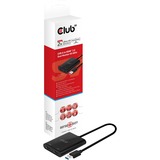 Club 3D USB 3.2 Gen1 Type A vers HDMI Double écran 4K 60Hz, Adaptateur Noir