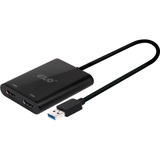 Club 3D USB 3.2 Gen1 Type A vers HDMI Double écran 4K 60Hz, Adaptateur Noir