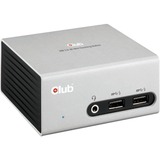 Club 3D USB 3.2 Gen 1 4K UHD, Station d'accueil Gris, CSV-3104D