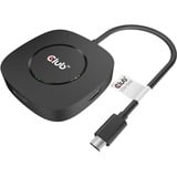 Club 3D USB-C 3.2 Gen 1 MST Hub DisplayPort 1.4 Triple Monitor, Adaptateur Noir
