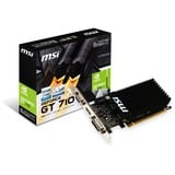 MSI GT 710 2GD3H LP, Carte graphique VGA, DVI, HDMI