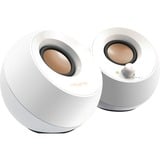 Creative Pebble Noir Avec fil 4,4 W, Haut-parleur PC Blanc, 2.0 canaux, Avec fil, 4,4 W, 100 - 17000 Hz, Noir