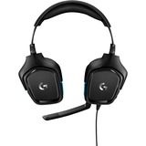 Logitech G432 7.1 Surround Sound Wired casque gaming over-ear Noir/Bleu, PC, PlayStation 4, PlayStation 5, Xbox One, Xbox Series X|S, Nintendo Switch