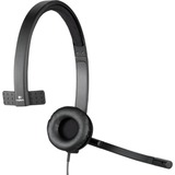 Logitech USB Mono Headset H570e casque on-ear Noir