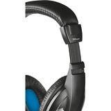 Trust Quasar casque over-ear Noir/Bleu, 21661, PC