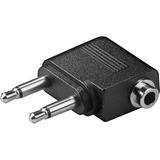 goobay Adaptateur 2x3.5mm St.->3.5mm Bu 