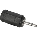 goobay Adaptateur Jack 2,5 mm mâle > port 3,5 mm femelle Noir/Argent, Stéréo