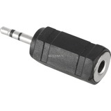 goobay Adaptateur Jack 2,5 mm mâle > port 3,5 mm femelle Noir/Argent, Stéréo