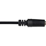 goobay Câble adaptateur stéréo 3,5 mm > 2x 3,5 mm Noir, 0,2 mètre, stéréo