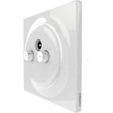 Fibaro Walli N TV-SAT Outlet, Connexions Blanc