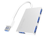 ICY BOX IB-Hub1402, Hub USB Argent, 4 ports USB 3.0