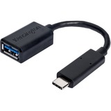 Kensington CA1000 Adaptateur USB-C vers USB-A Noir, USB C, USB A, USB 3.2 Gen 2 (3.1 Gen 2), 5000 Mbit/s, Noir