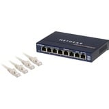 Netgear GS108, Switch Bleu, Vente au détail