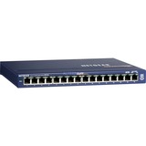 Netgear GS116, Switch Bleu, Vente au détail