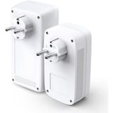 TP-Link TL-WPA8631P Kit AV1300 Gigabit Passthrough Powerline AC Wifi-kit, CPL Blanc, 2 pièces