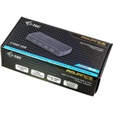 i-tec Concentrateur de charge USB 3.0 4 ports, Hub USB Noir, Adaptateur électrique inclus