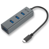 i-tec HUB USB-C en métal 4 ports Noir