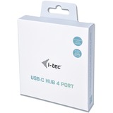 i-tec HUB USB-C en métal 4 ports Noir