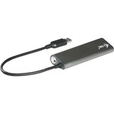 i-tec Metal Superspeed USB 3.0 4-Port Hub, Hub USB USB 3.2 Gen 1 (3.1 Gen 1) Type-A, USB 3.2 Gen 1 (3.1 Gen 1) Type-A, 5000 Mbit/s, Gris, Métal, 0,28 m