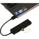 i-tec USB 3.0 Slim Passive HUB 4 Port, Hub USB Noir