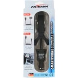 Ansmann Kit de Chargeur allume-cigare + Support pour iPod/iPhone/Samsung/BlackBerry/HTC/LG/Motorola/Palm Noir, Universel, Actif, Noir, 80 mm, 70 mm, 330 mm