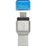 Kingston MobileLite Duo 3C, Lecteur de carte Argent, USB 3.1