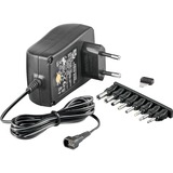 AC/DC adaptor adaptateur de puissance & onduleur Noir, Bloc d'alimentation