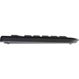 CHERRY KC 1000 clavier Noir, Layout BE (AZERTY), Rubberdome