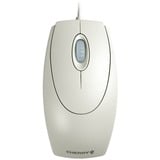 CHERRY WheelMouse optical M-5400, Souris Gris clair, gris clair, PS2/USB, Ambidextre, Optique, USB Type-A + PS/2, 1000 DPI, Gris, Vente au détail