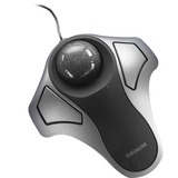 Kensington Trackball optique Orbit Argent/Noir, Ambidextre, Trackball, USB Type-A, Argent