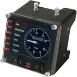 Logitech G Pro Flight Instrument Panel, Tableau de bord Noir, PC