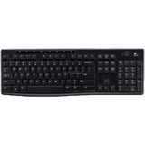 Logitech K270 - claviers sans fil Noir, Layout BE, Vente au détail