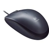 Logitech M90, Souris Gris foncé, 1000 dpi, Vente au détail