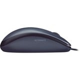 Logitech M90, Souris Gris foncé, 1000 dpi, Vente au détail