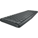 Logitech MK23, set de bureau Noir, Layout US (QWERTY)
