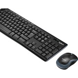 Logitech MK270 WL Desktop, set de bureau Noir, Layout BE, Rubberdome