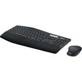 Logitech MK850 Performance, set de bureau Noir, Layout BE, Bluetooth