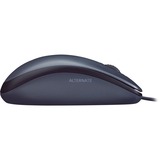 Logitech Mouse M90, Souris Gris foncé, Ambidextre, Optique, USB Type-A, 1000 DPI, Gris, Vente au détail