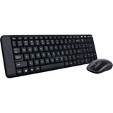 Logitech Wireless Combo MK220, set de bureau Layout l’UE (QWERTY), Rubberdome, Vente au détail