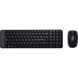 Logitech Wireless Combo MK220, set de bureau Layout l’UE (QWERTY), Rubberdome, Vente au détail