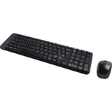 Logitech Wireless Combo MK220, set de bureau Layout l’UE (QWERTY), Rubberdome, Vente au détail