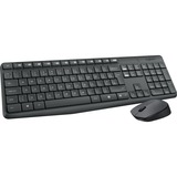 Logitech Wireless MK235 set de bureau Noir, Layout US-International (QWERTY)