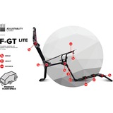 Next Level Racing Level Racing F-GT Lite Foldable, Simulateur de course Noir/Rouge