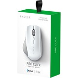 Razer Pro Click business, Souris Blanc/gris, 16.000 dpi, 2,4 GHz USB, Bluetooth