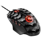 Sharkoon Drakonia II, Souris gaming Noir, 100 - 15000 dpi, LED RGB