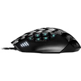 Sharkoon Drakonia II, Souris gaming Noir, 100 - 15000 dpi, LED RGB