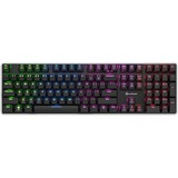 Sharkoon PureWriter RGB, clavier gaming Noir, Layout BE, Kailh Choc Profil Bas Bleu, LED RGB